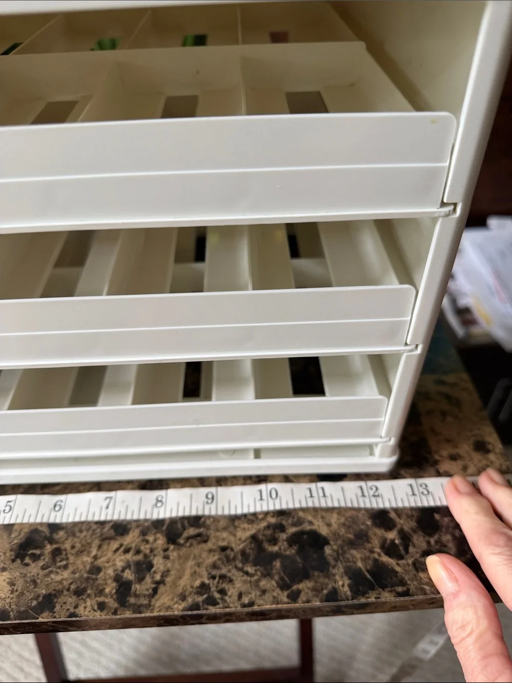 White Stackable Spice Rack Organizer Holds 30 Spice Jars